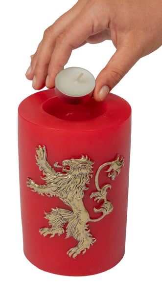 Insight Editions Game Of Thrones: House Lannister Sculpted Sigil Candle – Insight Editions