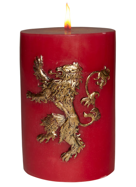 insight editions Game of Thrones: House Lannister Sculpted Sigil Candle – Insight Editions