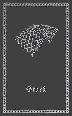 Insight Editions Game Of Thrones: House Stark: Desktop Stationery Set (With Pen) – Insight Editions