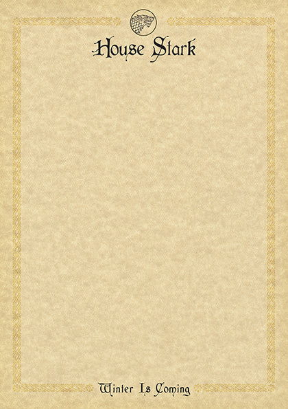 Insight Editions Game Of Thrones: House Stark: Desktop Stationery Set (With Pen) – Insight Editions