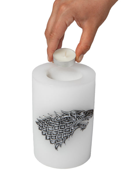 Insight Editions Game Of Thrones: House Stark Sculpted Sigil Candle – Insight Editions