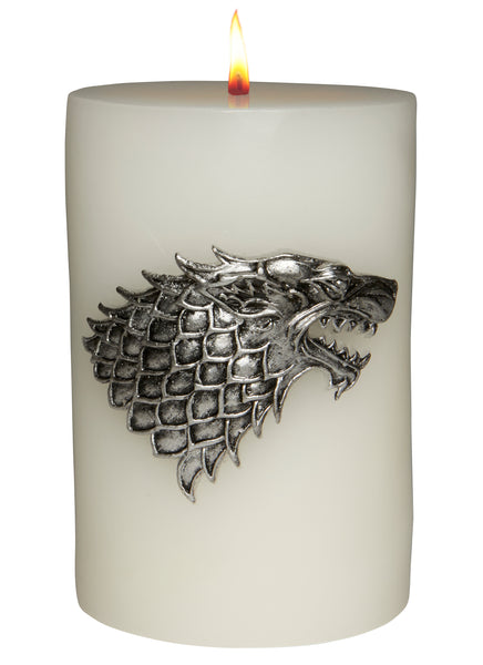 insight editions Game of Thrones: House Stark Sculpted Sigil Candle – Insight Editions