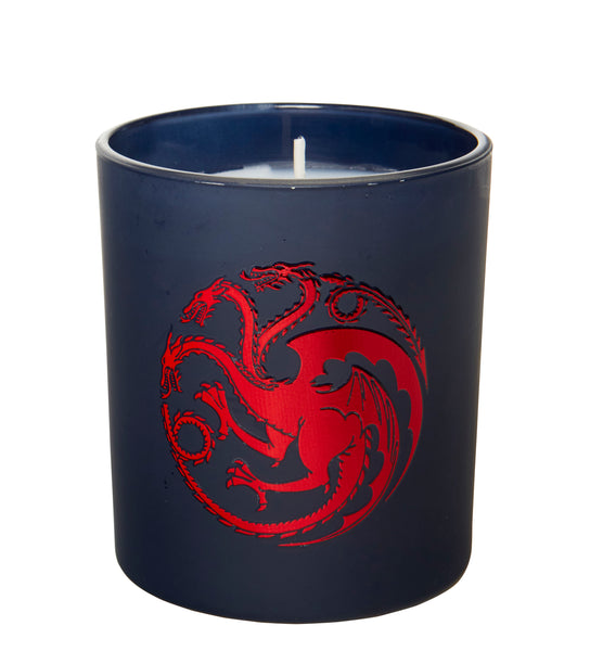 Insight Editions Game Of Thrones: House Targaryen Glass Candle – Insight Editions