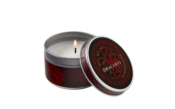 insight editions Game of Thrones: House Targaryen Scented Candle (2 oz. - Clove and Ced – Insight Editions