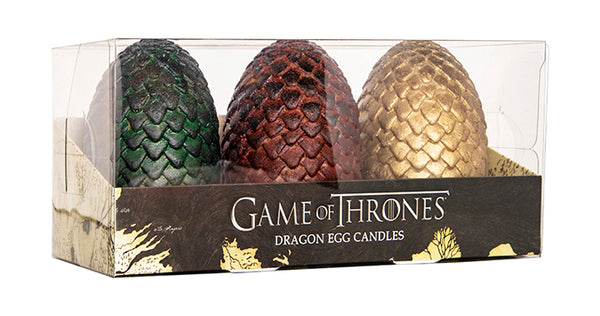 Insight Editions Game Of Thrones: Sculpted Dragon Egg Candles (Set Of 3) – Insight Editions