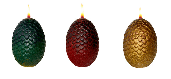 Insight Editions Game Of Thrones: Sculpted Dragon Egg Candles (Set Of 3) – Insight Editions