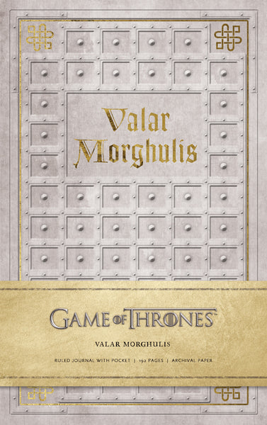 insight editions Game of Thrones: Valar Morghulis Hardcover Ruled Journal – Insight Editions
