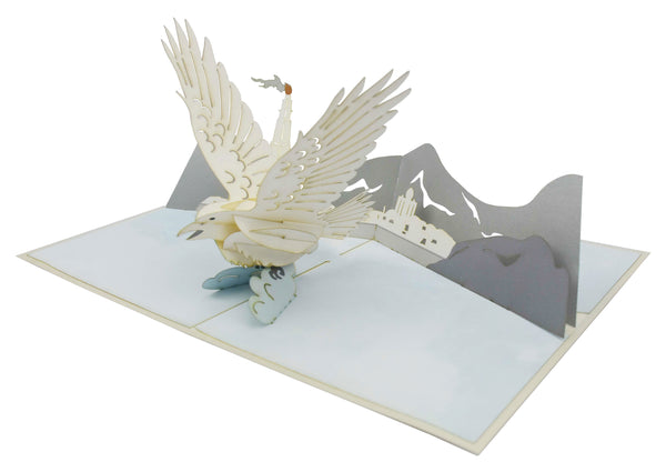 insight editions Game of Thrones: White Raven Signature Pop-Up Card – Insight Editions