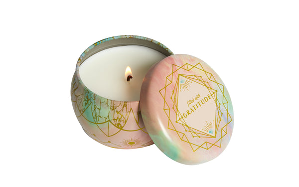 insight editions Gratitude Scented Tin Candle – Insight Editions