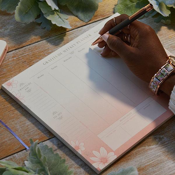 Insight Editions Gratitude Weekly Planner Notepad – Insight Editions