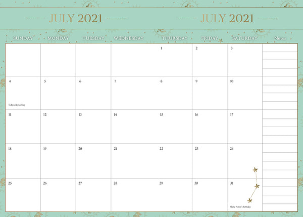 Insight Editions Harry Potter 2021-2022 Academic Year Planner – Insight Editions