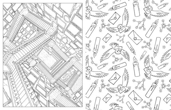 Insight Editions Harry Potter: An Official Hogwarts Coloring Book – Insight Editions