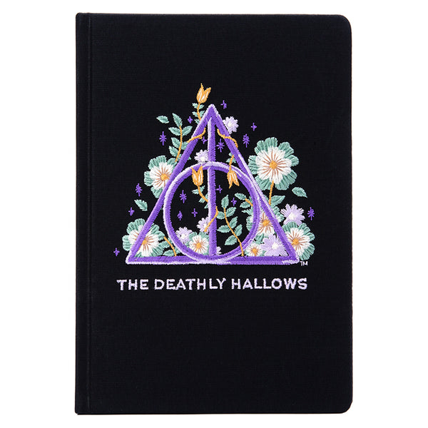 insight editions Harry Potter: Deathly Hallows Embroidered Journal – Insight Editions