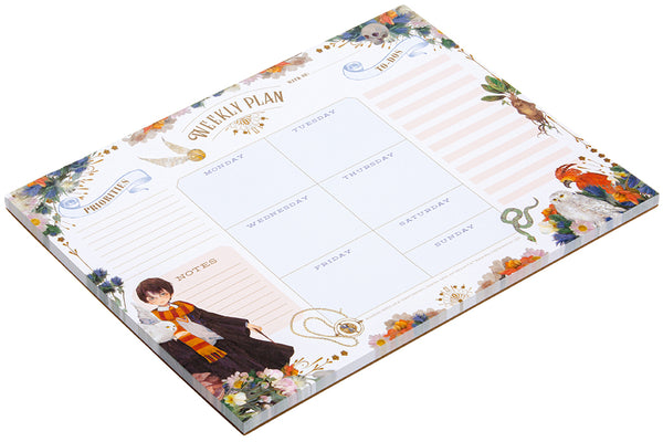 Insight Editions Harry Potter: Floral Fantasy Weekly Planner Notepad – Insight Editions