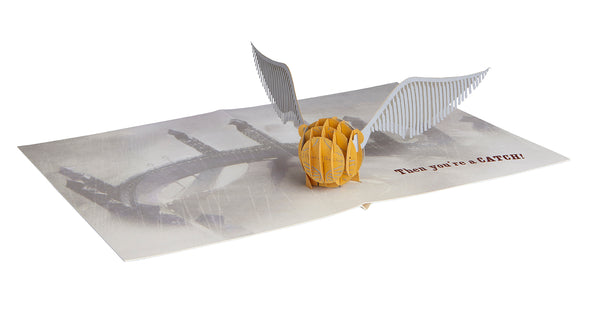 insight editions Harry Potter: Golden Snitch Signature Pop-Up Card – Insight Editions