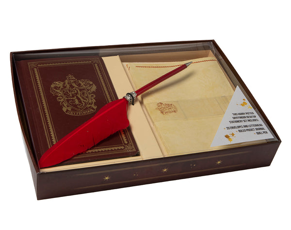 insight editions Harry Potter: Gryffindor Desktop Stationery Set (With Pen) – Insight Editions