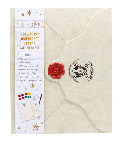 insight editions Harry Potter: Hogwarts Acceptance Letter Stationery Set – Insight Editions