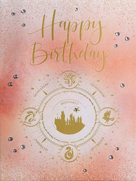 insight editions Harry Potter: Hogwarts Constellation Birthday Embellished Card – Insight Editions