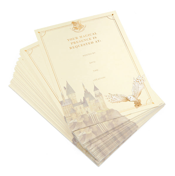 Insight Editions Harry Potter: Hogwarts Invitation Set (Set Of 30) – Insight Editions