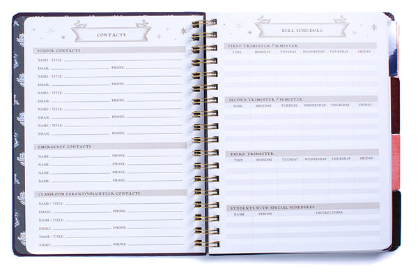 Insight Editions Harry Potter: Hogwarts Teacher's 12-Month Undated Planner – Insight Editions