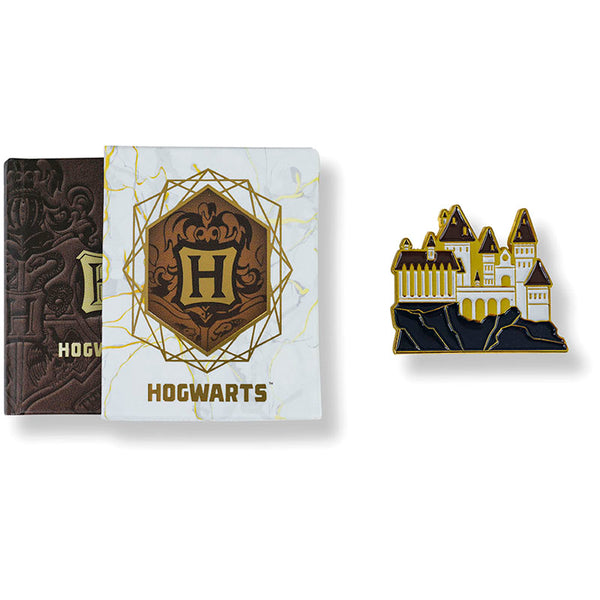 Insight Editions Harry Potter: Hogwarts Tiny Book And Pin Set – Insight Editions