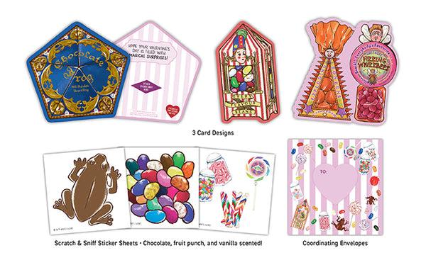 Insight Editions Harry Potter: Honeydukes Scratch & Sniff Sticker Valentines – Insight Editions