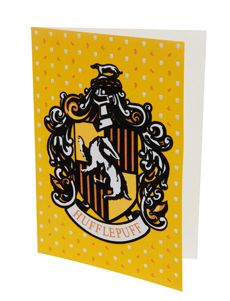 Insight Editions Harry Potter: Hufflepuff Embellished Card – Insight Editions