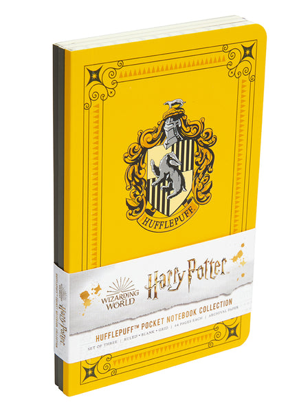 Insight Editions Harry Potter: Hufflepuff Pocket Notebook Collection (Set Of 3) – Insight Editions