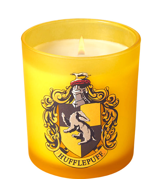 insight editions Harry Potter: Hufflepuff Scented Glass Candle – Insight Editions