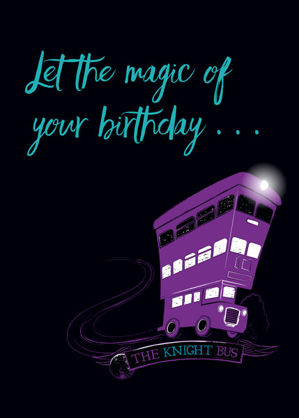 insight editions Harry Potter: Knight Bus Birthday Signature Pop-Up Card – Insight Editions