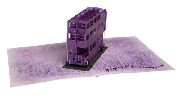 insight editions Harry Potter: Knight Bus Signature Pop-Up Card – Insight Editions