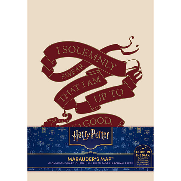 insight editions Harry Potter: Marauder's Map Glow in the Dark Journal – Insight Editions