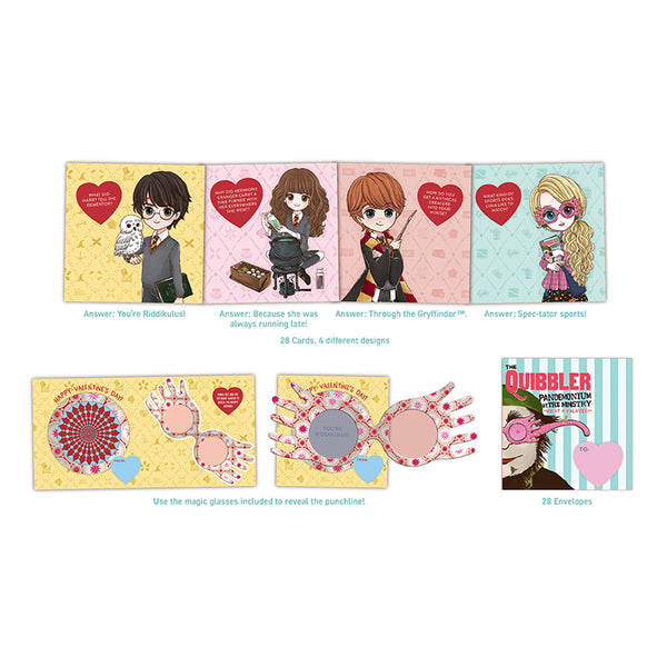 Insight Editions Harry Potter: Red Reveal Joke Valentines – Insight Editions