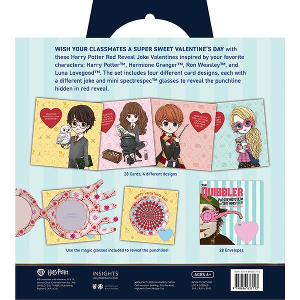 Insight Editions Harry Potter: Red Reveal Joke Valentines – Insight Editions