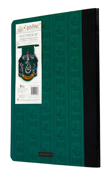 Insight Editions Harry Potter: Slytherin Notebook And Page Clip Set – Insight Editions