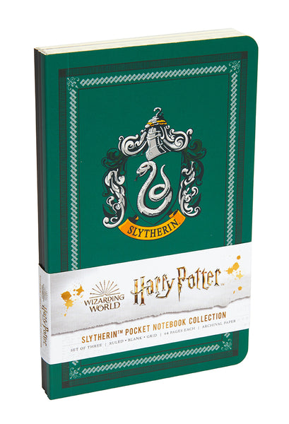 Insight Editions Harry Potter: Slytherin Pocket Notebook Collection (Set Of 3) – Insight Editions