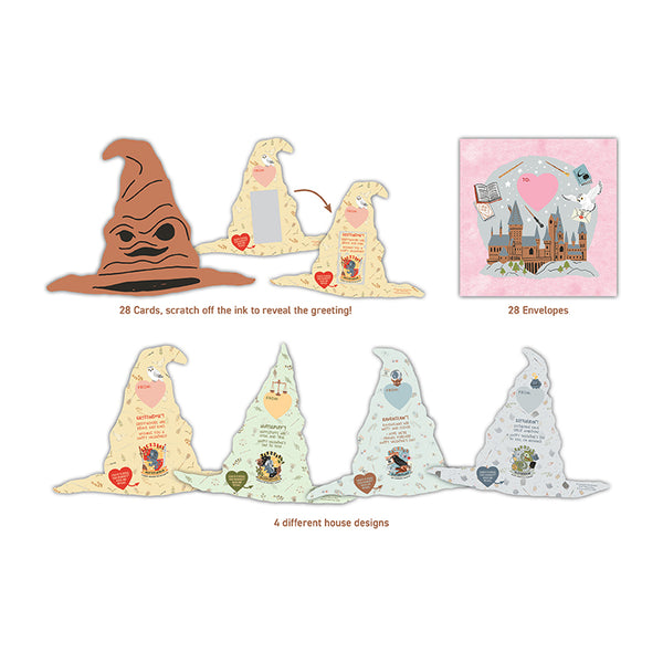 Insight Editions Harry Potter: Sorting Hat Scratch-Off Valentines – Insight Editions