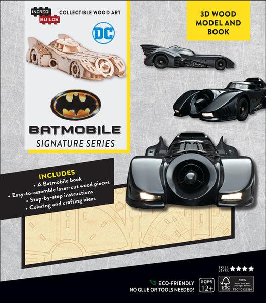 insight editions IncrediBuilds: Batmobile Signature Series 3D Wood Model and Book – Insight Editions