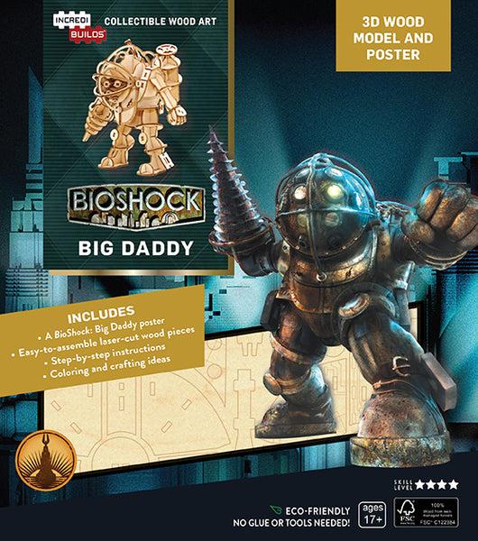 insight editions IncrediBuilds: BioShock: Big Daddy 3D Wood Model and Poster – Insight Editions