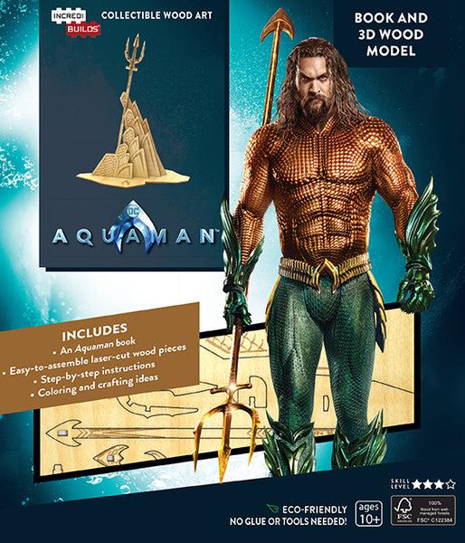 insight editions IncrediBuilds: DC Comics: Aquaman Book and 3D Wood Model – Insight Editions