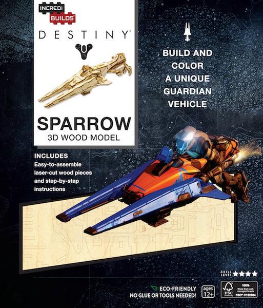 insight editions IncrediBuilds: Destiny: Sparrow 3D Wood Model [IE edition] – Insight Editions