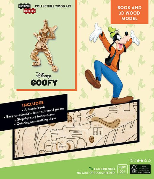 insight editions IncrediBuilds: Disney: Goofy Book and 3D Wood Model – Insight Editions