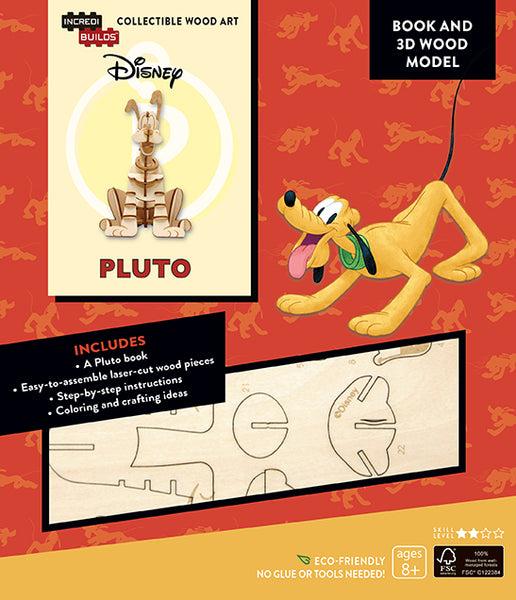 insight editions IncrediBuilds: Disney: Pluto Book and 3D Wood Model – Insight Editions