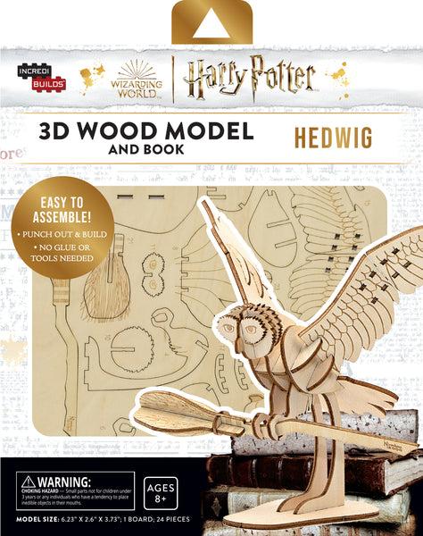 insight editions IncrediBuilds: Harry Potter: Hedwig 3D Wood Model and Book – Insight Editions