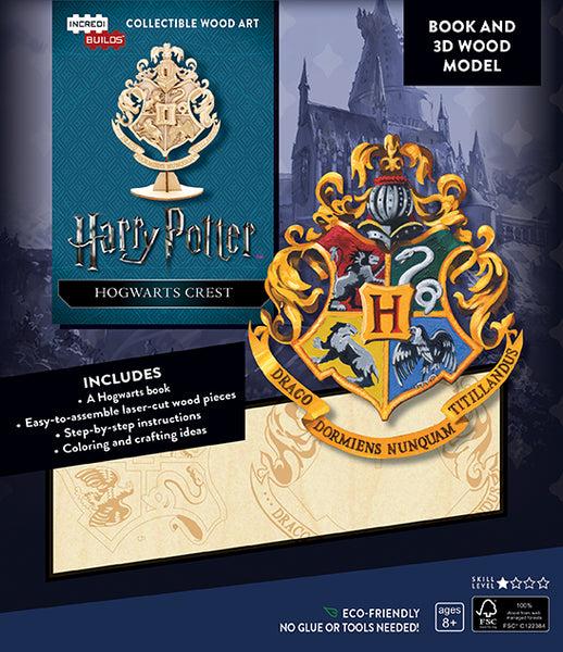 insight editions IncrediBuilds: Harry Potter: Hogwarts Crest Book and 3D Wood Model – Insight Editions