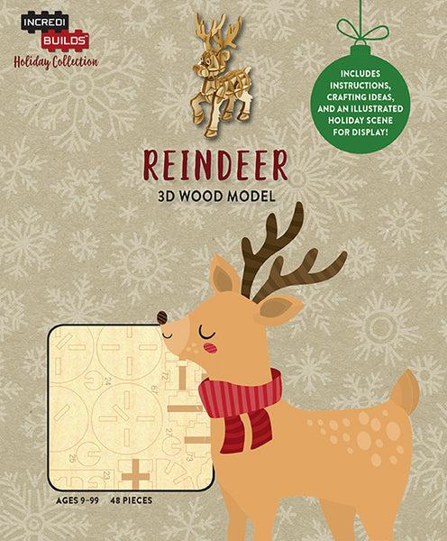 insight editions IncrediBuilds Holiday Reindeer – Insight Editions
