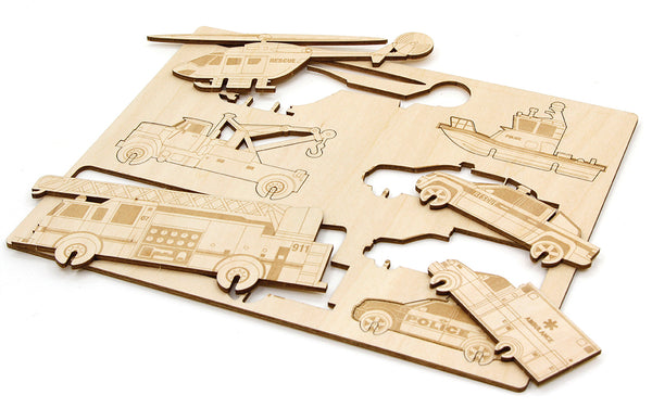 Insight Editions IncrediBuilds Jr.: Stackables: Rescue Vehicles – Insight Editions