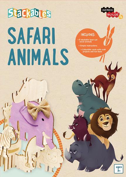 insight editions IncrediBuilds Jr.: Stackables: Safari Animals – Insight Editions