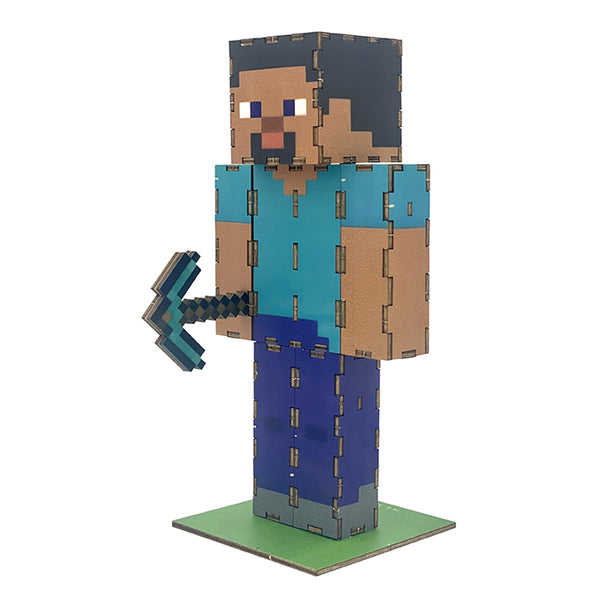 Insight Editions IncrediBuilds: Minecraft: Steve 3D Wood Model – Insight Editions