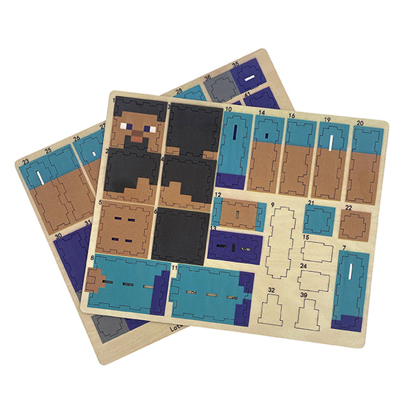 Insight Editions IncrediBuilds: Minecraft: Steve 3D Wood Model – Insight Editions